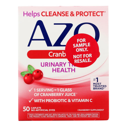 Azo Cranberry Caps - 50 Caplets Biskets Pantry 