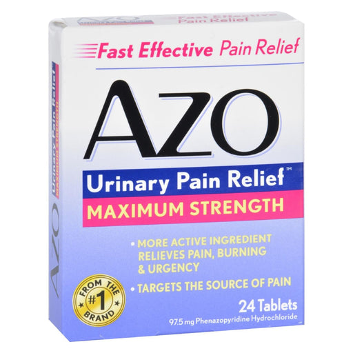 Azo Urinary Pain Relief - 24 Tablets Biskets Pantry 