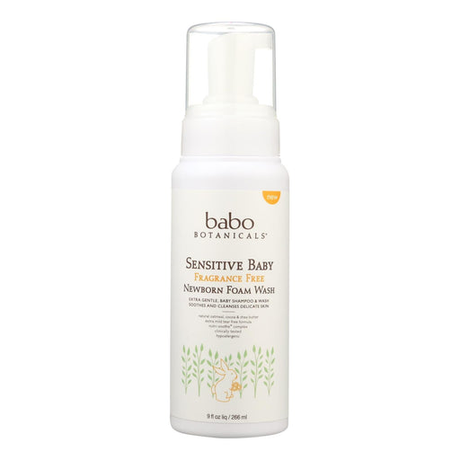 Babo Botanicals - Foaming Body Wash - Fragrance Free - 1 Each - 9 Fl Oz. Biskets Pantry 