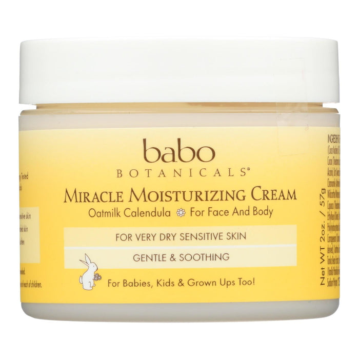 Babo Botanicals - Miracle Cream - Moisturizing - Oatmilk - 2 Oz Biskets Pantry 