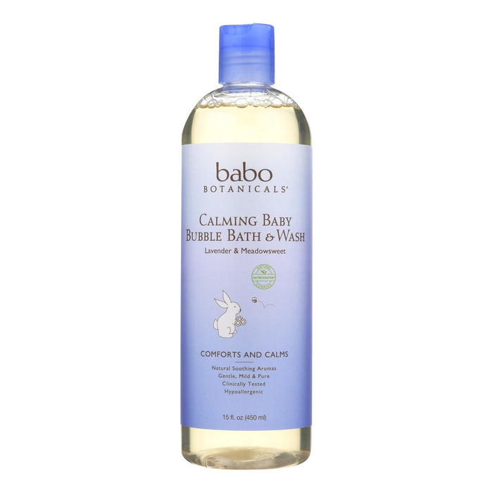 Babo Botanicals - Shampoo Bubblebath And Wash - Calming - Lavender - 15 Oz Biskets Pantry 