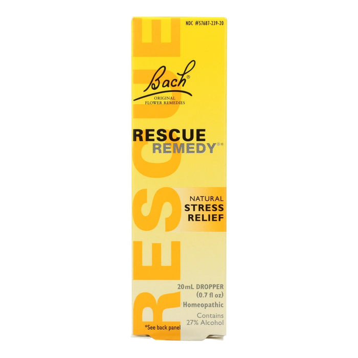 Bach Flower Remedies Rescue Remedy Natural Stress Relief - 0.7 Fl Oz Biskets Pantry 