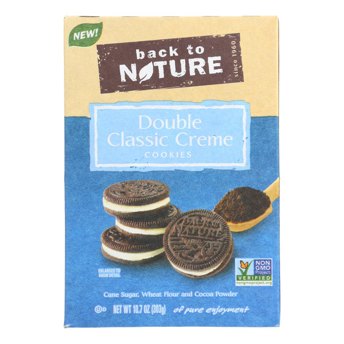 Back To Nature Cookies - Double Classic Creme - Case Of 6 - 10.7 Oz Biskets Pantry 