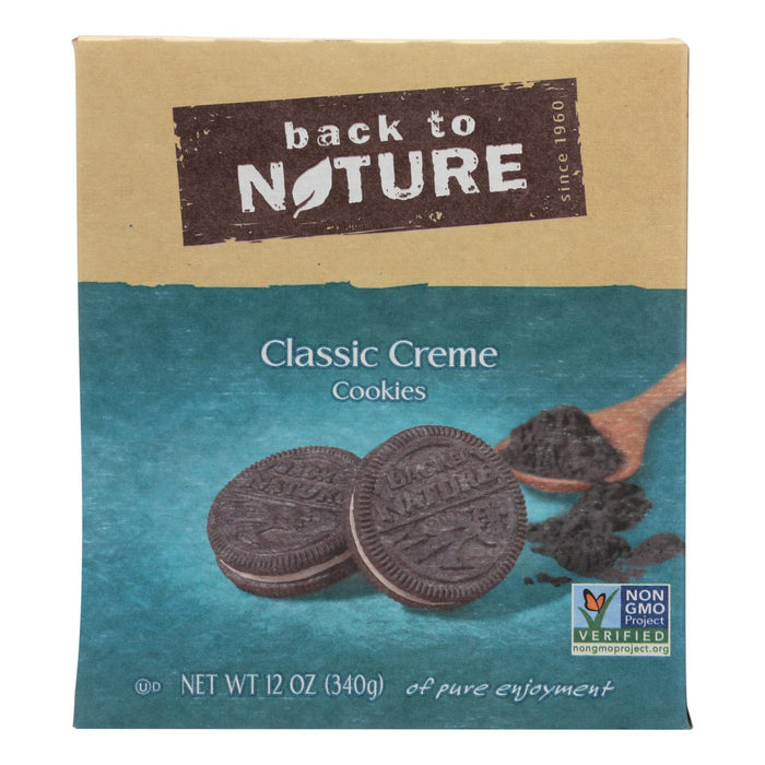 Back To Nature Creme Cookies - Classic - Case Of 6 - 12 Oz. Biskets Pantry 