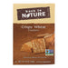 Back To Nature Crispy Crackers - Wheat - Case Of 6 - 8 Oz. Biskets Pantry 