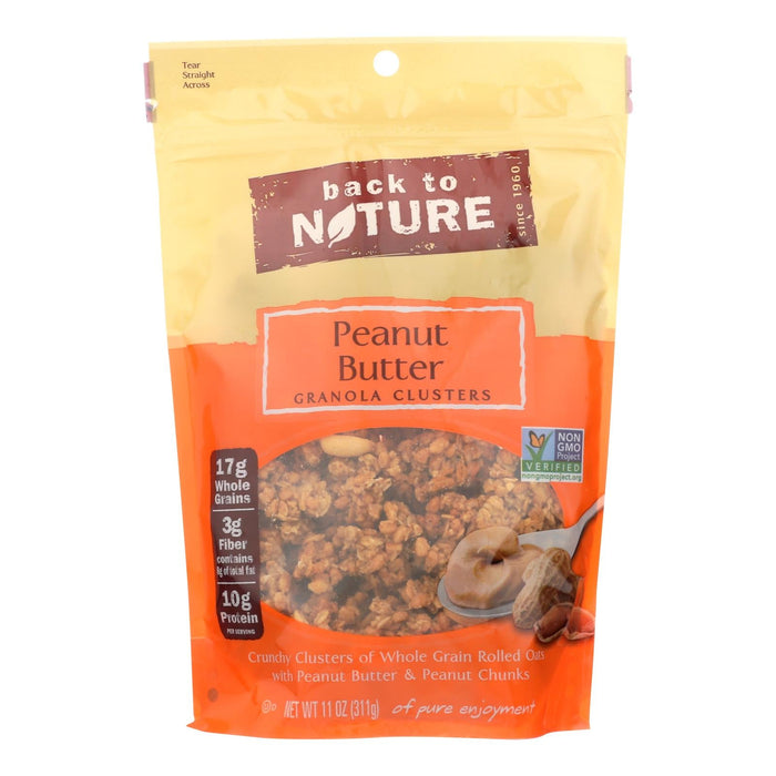 Back To Nature Granola - Peanut Butter - Case Of 6 - 11 Oz. Biskets Pantry 