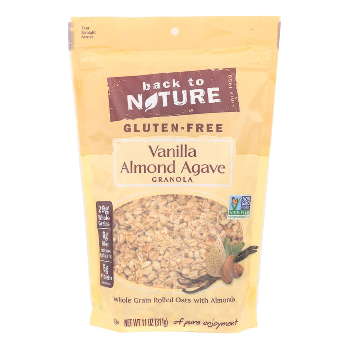 Back To Nature Granola - Vanilla Almond Agave - 11 Oz - Case Of 6 Biskets Pantry 