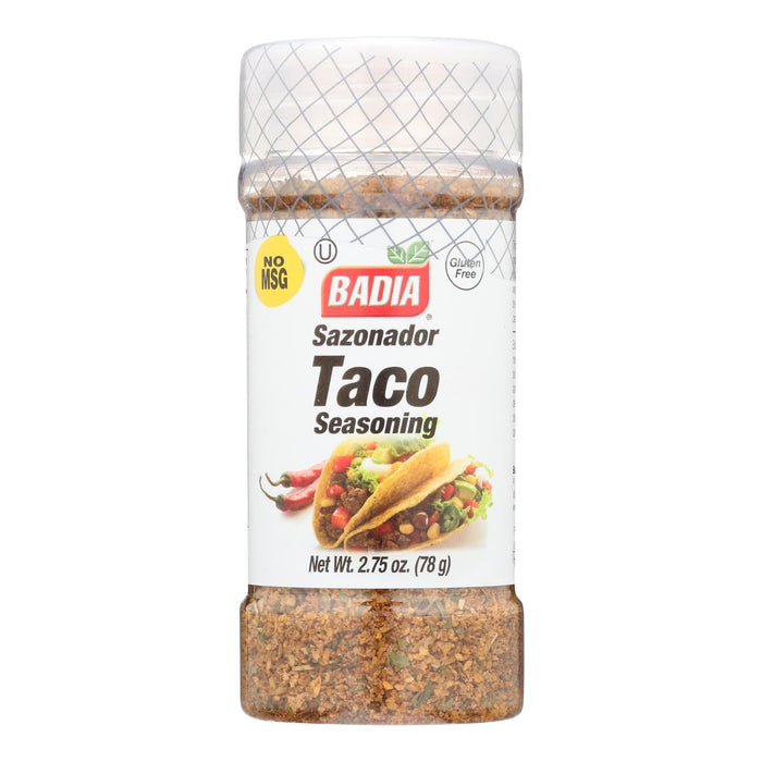 Badia Sazonador Taco Seasoning  - Case Of 8 - 2.75 Oz Biskets Pantry 