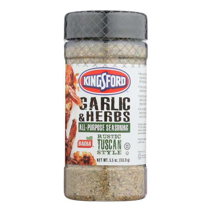 Badia Spices All-purpose Seasoning Garlic & Herbs - Case Of 6 - 5.5 Oz Biskets Pantry 