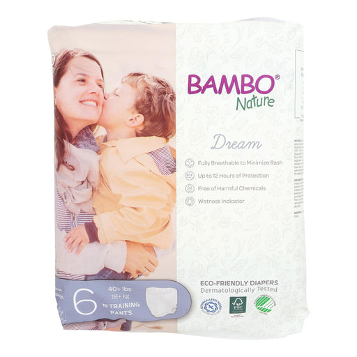 Bambo Nature - Training Pants Size 6 - Case Of 5-19 Ct Biskets Pantry 