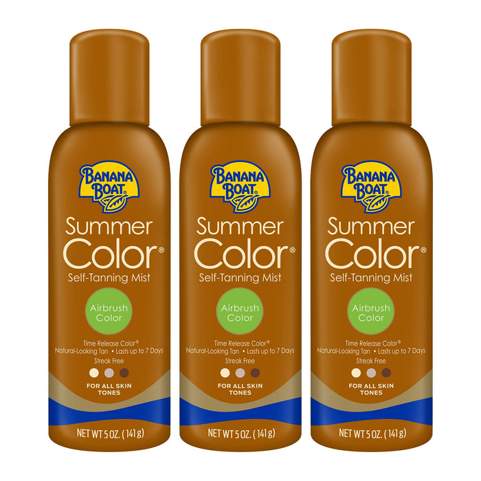 Banana Boat Summer Color Sunless Tanning Pack of 3 Biskets Pantry 