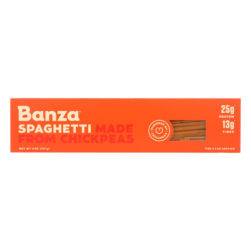 Banza - Chickpea Pasta - Spaghetti - Case Of 12 - 8 Oz. Biskets Pantry 