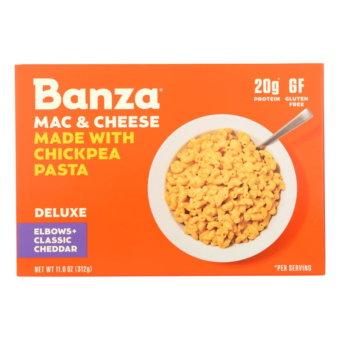 Banza - Mac Cheese Chickpea Chdr - Case Of 6 - 11 Oz Biskets Pantry 