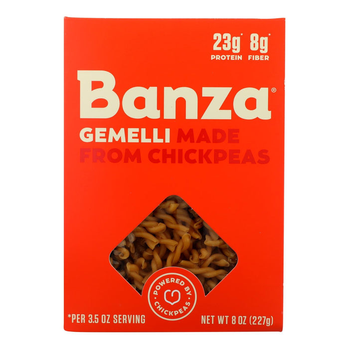 Banza - Pasta Chickpea Gemelli - Case Of 6-8 Oz Biskets Pantry 