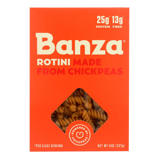 Banza - Pasta Chickpea Rotini - Case Of 6 - 8 Oz. Biskets Pantry 