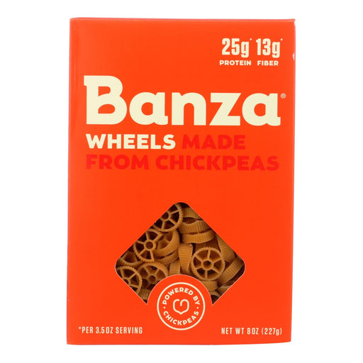 Banza Wheels Chickpea Pasta  - Case Of 6 - 8 Oz Biskets Pantry 