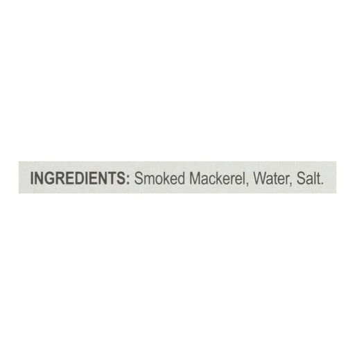 Bar Harbor - Mackerel Fillets Wild Smoked - Case Of 12-6.7 Oz Biskets Pantry 