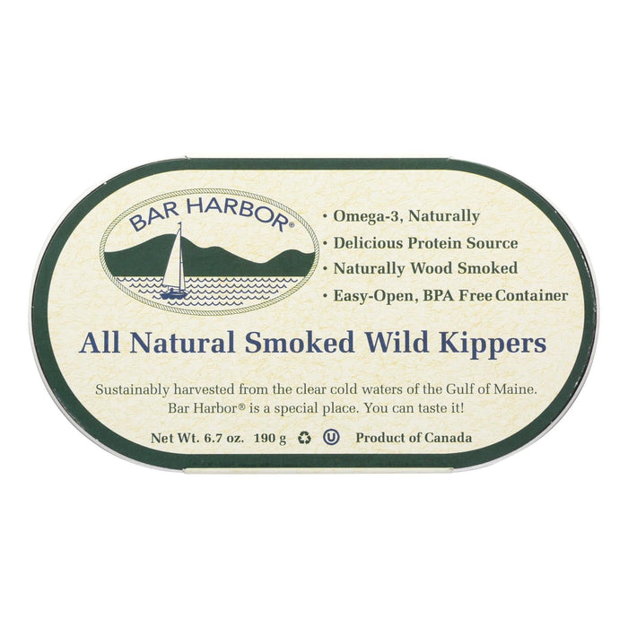 Bar Harbor - Smoked Wild Kippers - Case Of 12 - 6.7 Oz. Biskets Pantry 