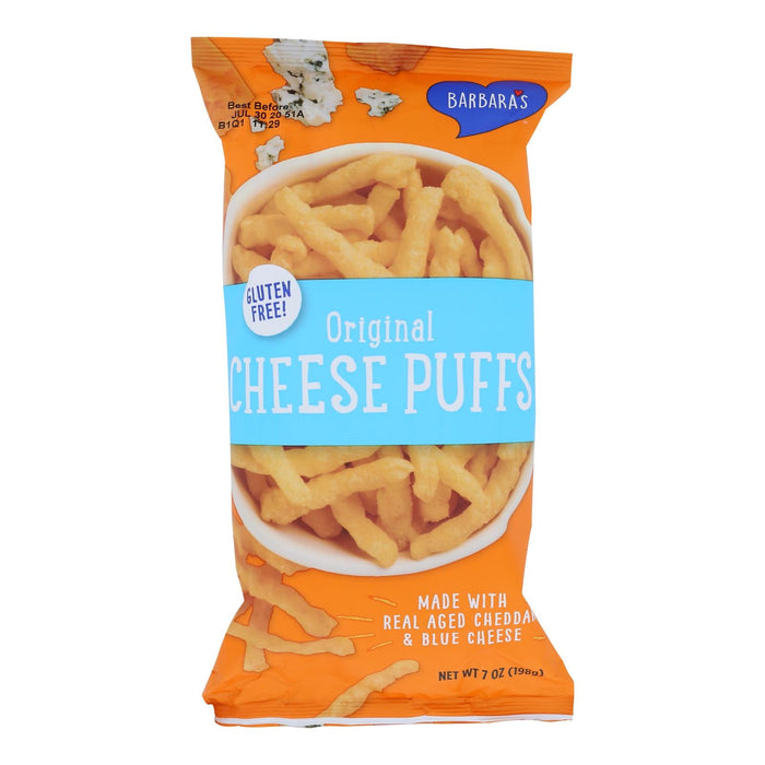 Barbara's Bakery - Baked Cheese Puffs - Original - Case Of 12 - 7 Oz. Biskets Pantry 