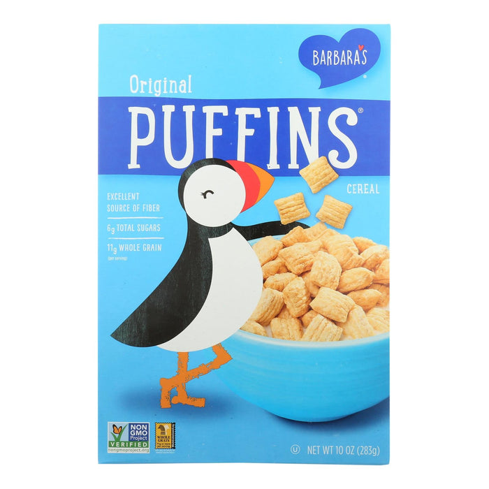 Barbara's Bakery - Puffins Cereal - Original - Case Of 12 - 10 Oz. Biskets Pantry 