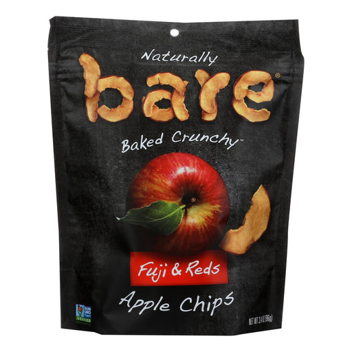 Bare Fruit Apple Chips - Fuji & Reds - Case Of 12 - 3.4 Oz Biskets Pantry 