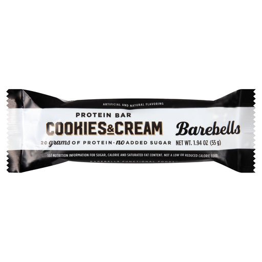 Barebells - Protein Bar Cookie & Cream - Case Of 12-1.94 Oz Biskets Pantry 