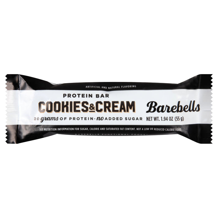 Barebells - Protein Bar Cookie & Cream - Case Of 12-1.94 Oz Biskets Pantry 