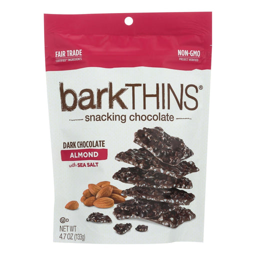 Bark Thins Bark Thins Dark Chocolate - Almond With Sea Salt - Case Of 12 - 4.7 Oz. Biskets Pantry 