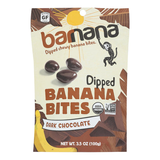 Barnana Chewy Banana Bites - Organic Chocolate - Case Of 12 - 3.5 Oz. Biskets Pantry 