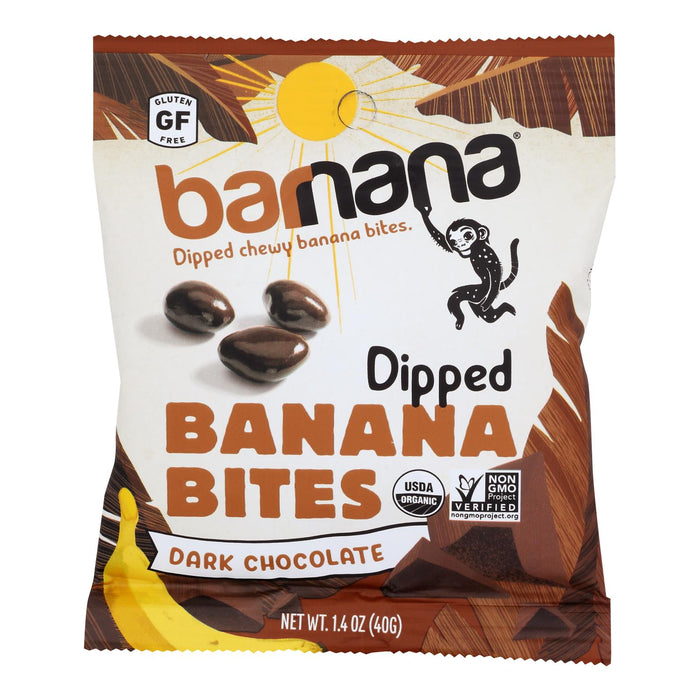 Barnana Organic Chewy Banana Bites - Chocolate - Case Of 12 - 1.4 Oz Biskets Pantry 