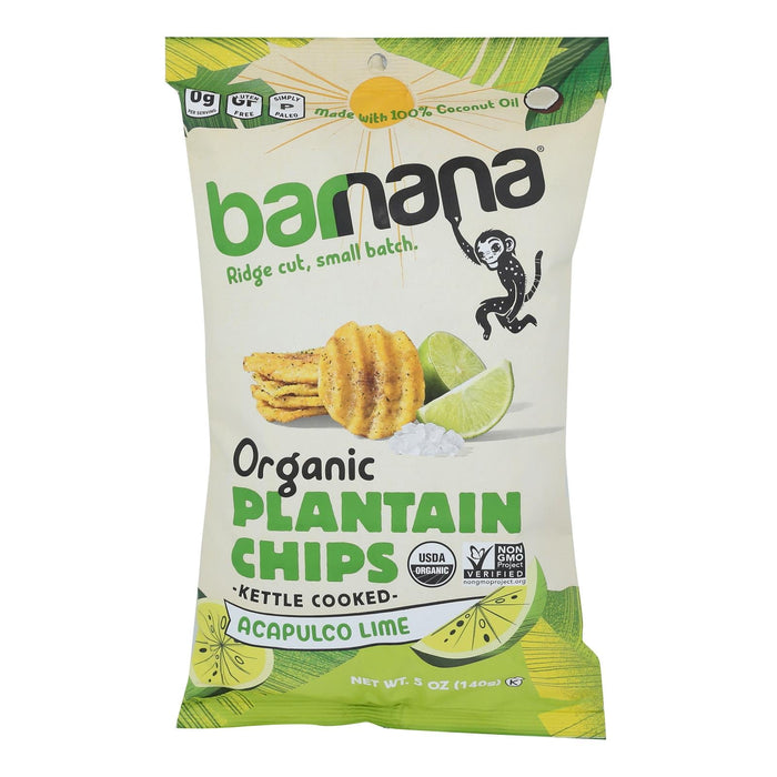 Barnana - Plntn Chips Acaplco Lme - Case Of 6-5 Oz Biskets Pantry 