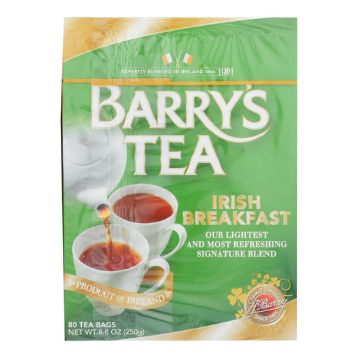 Barry's Tea - Irish Tea - Irish Breakfast - Case Of 6 - 80 Bags Biskets Pantry 