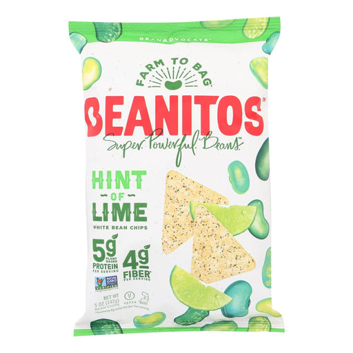 Beanitos - White Bean Chips - Hint Of Lime - Case Of 6 - 5 Oz. Biskets Pantry 