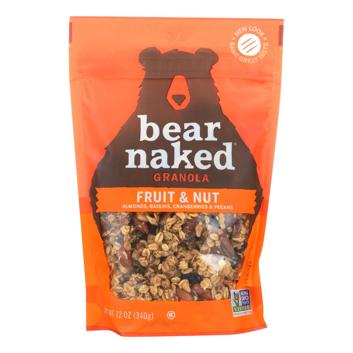 Bear Naked Granola - Fruit And Nutty - Case Of 6 - 12 Oz. Biskets Pantry 