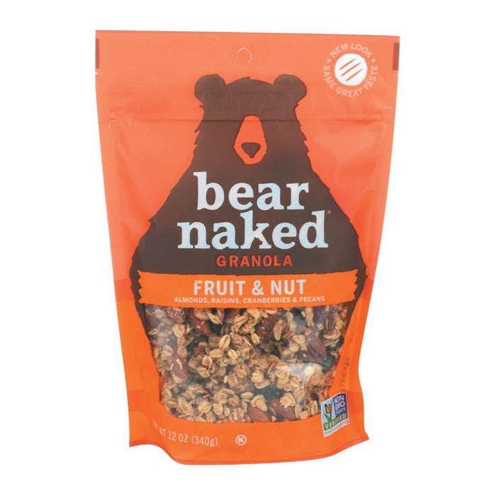 Bear Naked Granola - Fruit And Nutty - Case Of 6 - 12 Oz. Biskets Pantry 