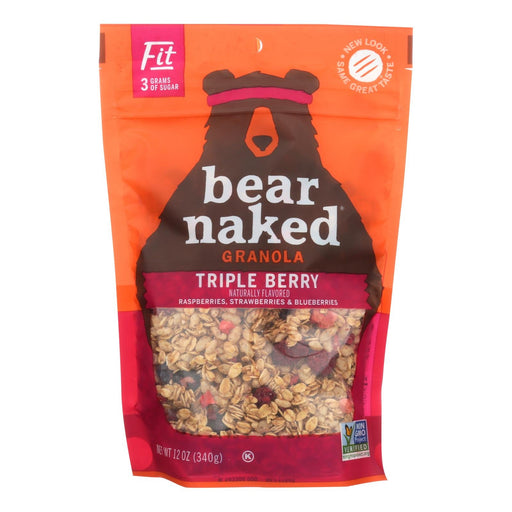 Bear Naked Granola - Triple Berry Fit - Case Of 6 - 12 Oz. Biskets Pantry 