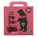 Bear Real Fruit Yoyo Snack - Raspberry - Case Of 6 - 3.5 Oz. Biskets Pantry 