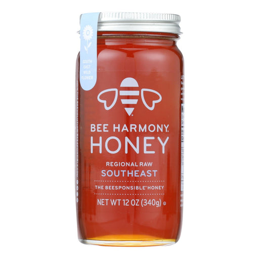 Bee Harmony Honey Regional Raw - Case Of 6 - 12 Oz Biskets Pantry 