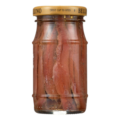 Bellino Anchovies - Oil - Flat - Case Of 12 - 4.25 Oz Biskets Pantry 