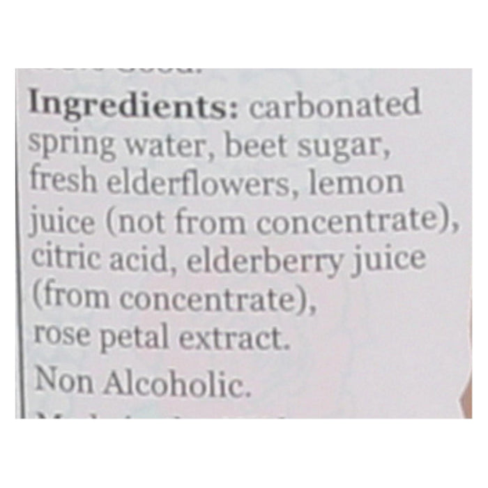 Belvoir - Organic Lemonade - Elderflower And Rose - Case Of 12 - 8.4 Fl Oz. Biskets Pantry 