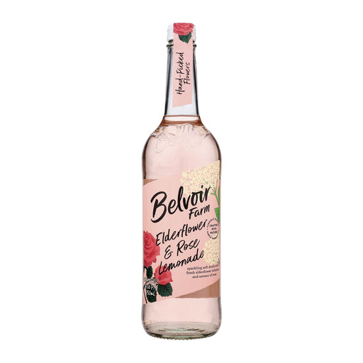 Belvoir - Organic Lemonade - Elderflower And Rose - Case Of 6 - 25.4 Fl Oz. Biskets Pantry 