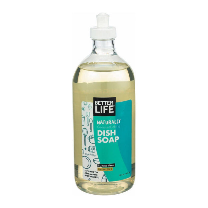 Better Life Dish Soap - Lemon Mint - 22 Fl Oz Biskets Pantry 