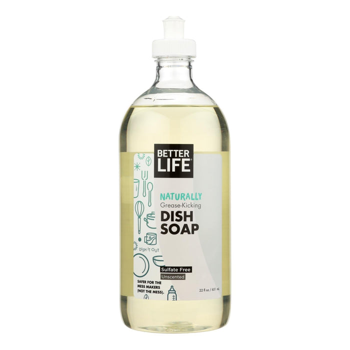 Better Life Dishwashing Soap - Unscented - 22 Fl Oz Biskets Pantry 