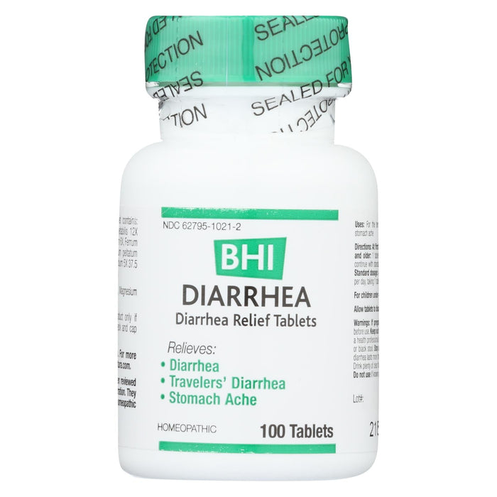 Bhi - Diarrhea Relief - 100 Tablets Biskets Pantry 