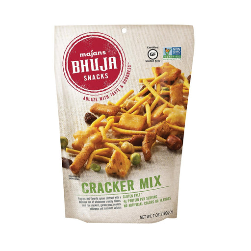 Bhuja Snacks - Cracker Mix - Case Of 6 - 7 Oz. Biskets Pantry 