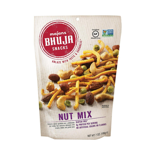Bhuja Snacks - Nut Mix - Case Of 6 - 7 Oz. Biskets Pantry 