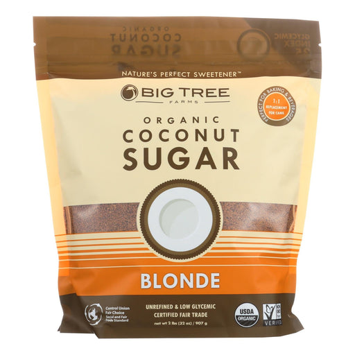 Big Tree Farms Organic Coconut Sugar - Blonde - Case Of 6 - 32 Oz. Biskets Pantry 