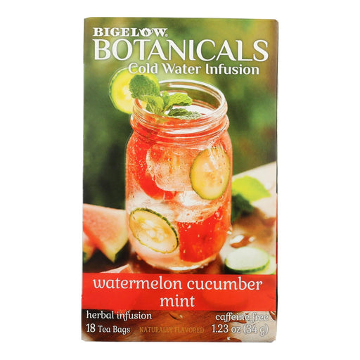 Bigelow Botanicals - Tea Wtrmelon Cuc Mint - Case Of 6-18 Bag Biskets Pantry 