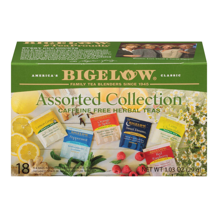 Bigelow Tea Assorted Herb Tea - Case Of 6 - 18 Bag Biskets Pantry 