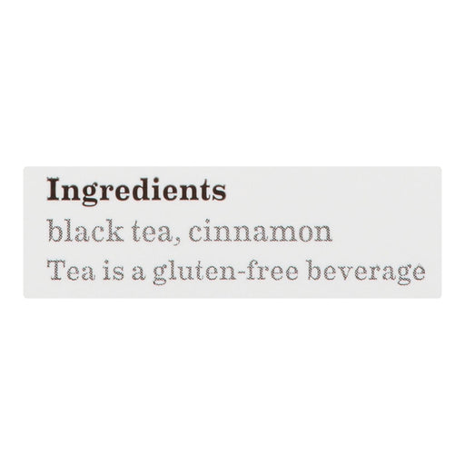 Bigelow Tea Cinnamon Stick Black Tea - Case Of 6 - 20 Bags Biskets Pantry 